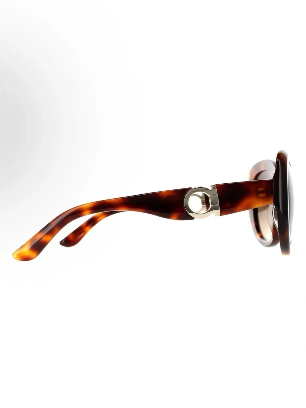 New Salvatore Ferragamo SF727S 214 Tortoise Gradient Women Sunglasses Authentic
